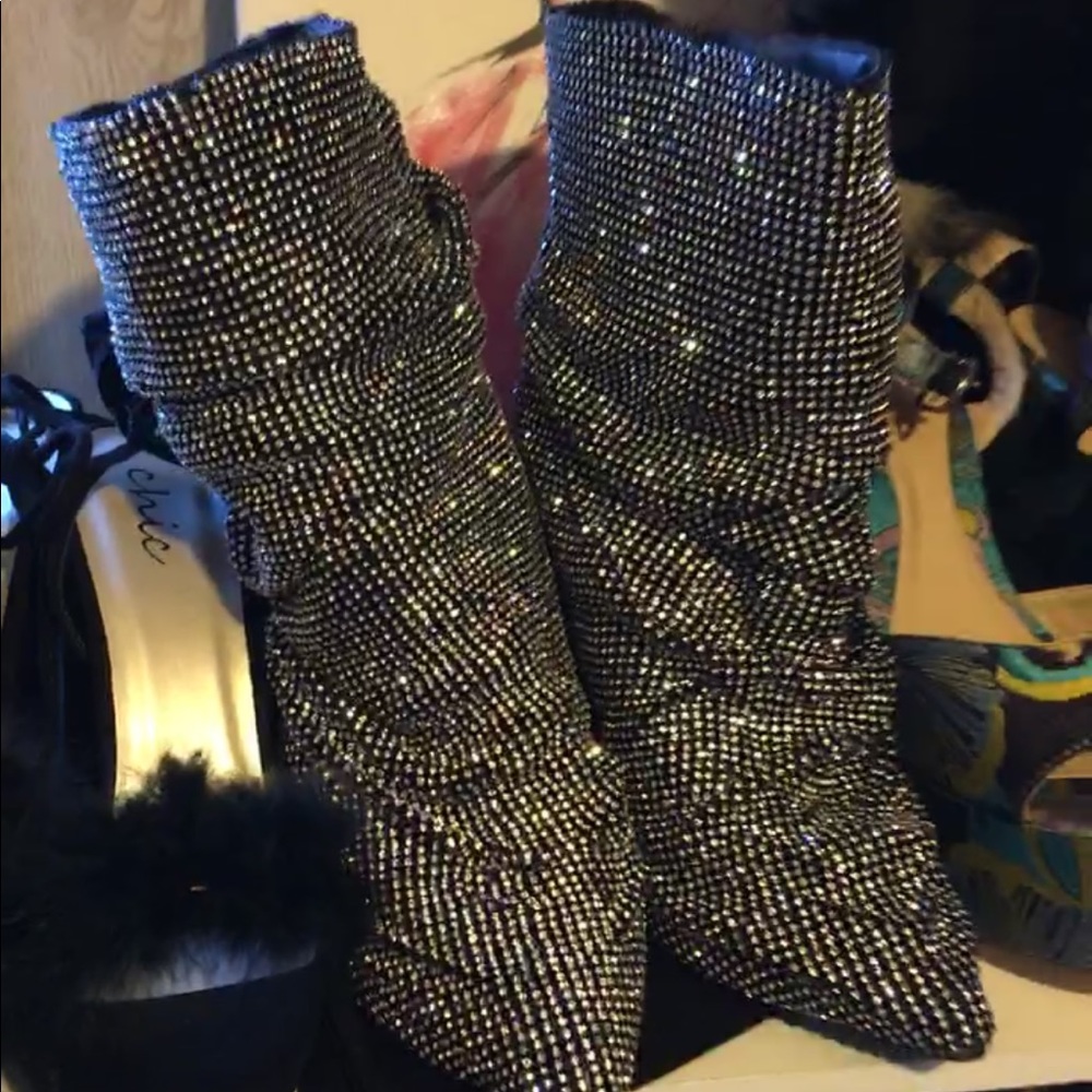Flashy Ankle Boots